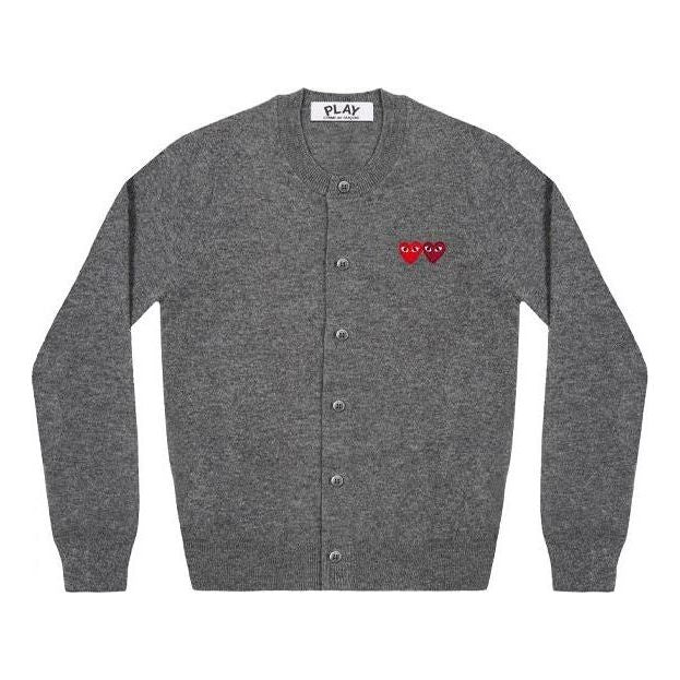 

Кардиган (WMNS) COMME des GARCONS PLAY Cardigan With Double Emblems 'Grey' AZ-N057-051-3, серый