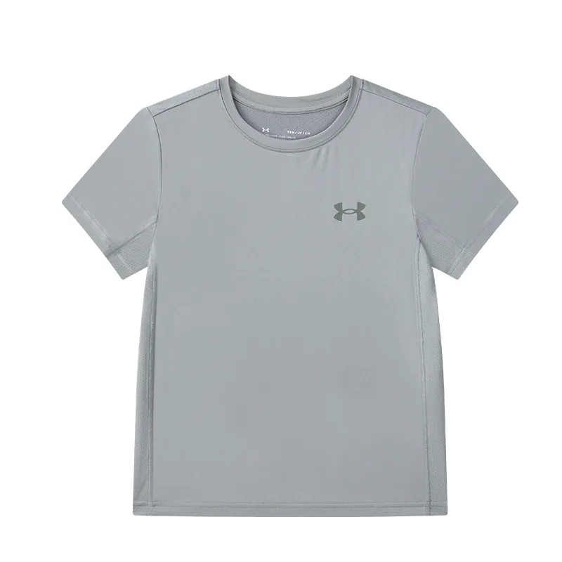 Футболка для тренировок подростковая быстросохнущая Under Armour, Gray[Quick Dry Breathable Antibacterial]