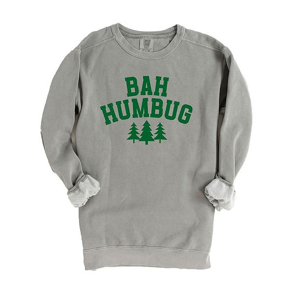 

Свитшот Bah Humbug Trees garment dyed Simply Sage Market, Зеленый, Свитшот Bah Humbug Trees garment dyed Simply Sage Market