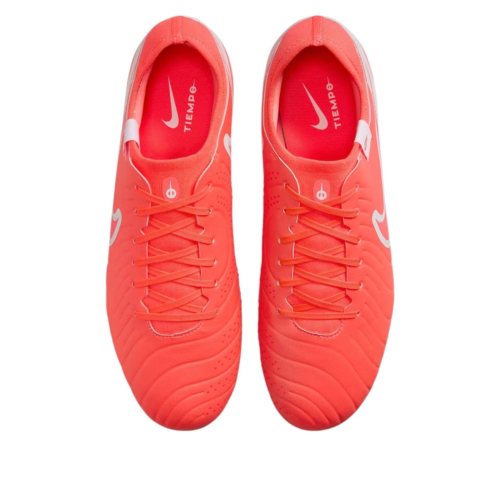Кроссовки Nike Tiempo Legend 10 Pro Hard Ground Low-Cut Cleats 'Hot Lava White' — фото 2
