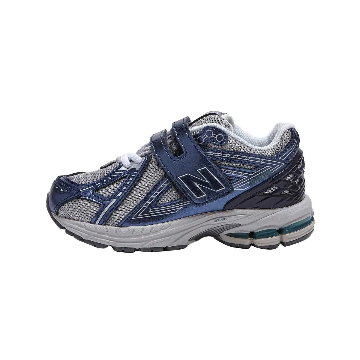 1906 Polyester Rebound Low top Kids Lifestyle Shoes Wide для девочек и мальчиков 3-7 лет New Balance, (50) синий