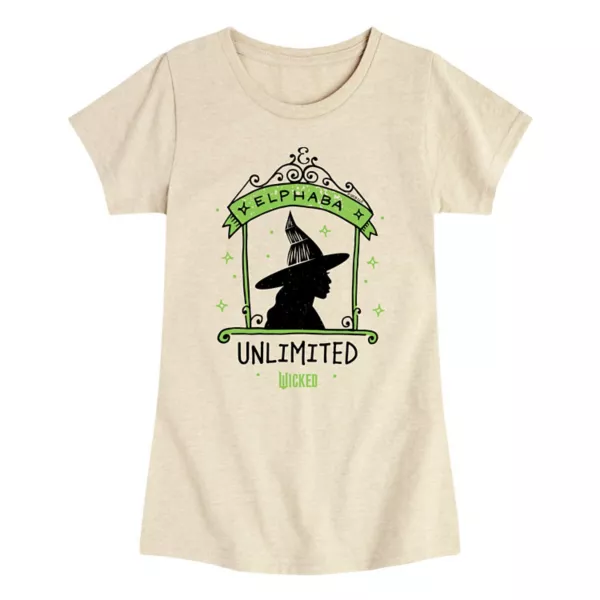 

Футболка Wicked Elphaba для девочек 7-16 лет Licensed Character, бежевый