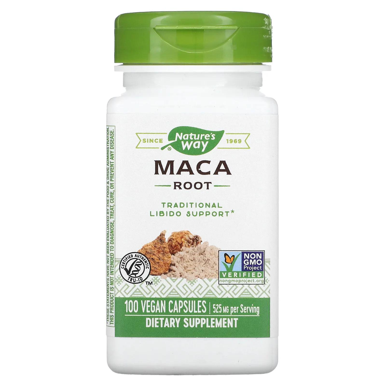 

Nature's Way Maca Root 525 mg 100 Vegetarian Capsules