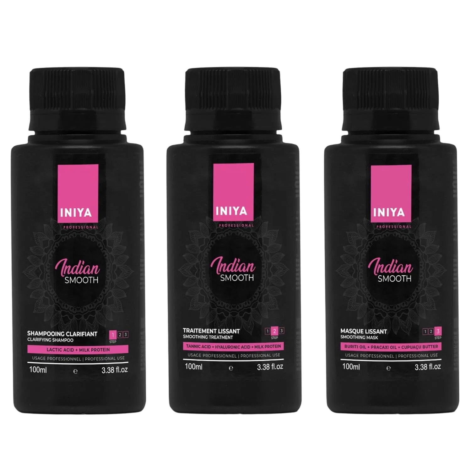 Набор для выпрямления волос Iniya Professional Indian Smoothing без формалина Iniya