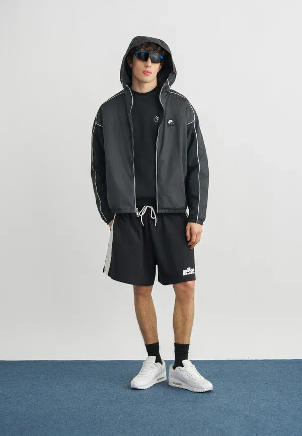 Куртка легкая гибридная Nike Sportswear, черный/белый — фото 2