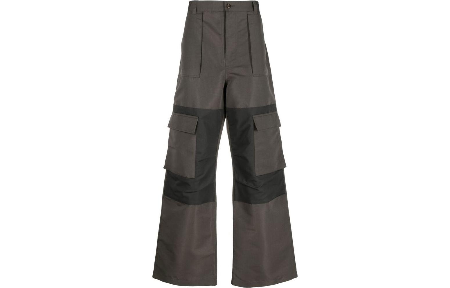

Acne Studios Брюки-карго мужские коричневые зеленые