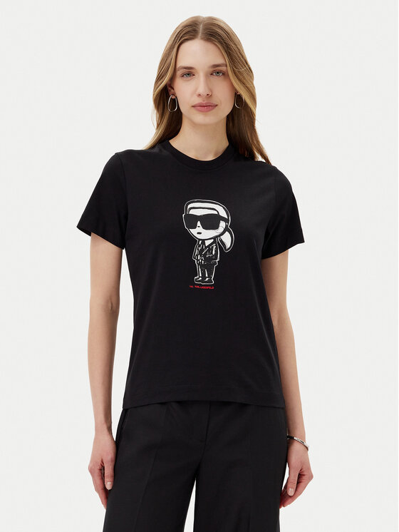 

Футболка обычного кроя A1W17126 Karl Lagerfeld, черный