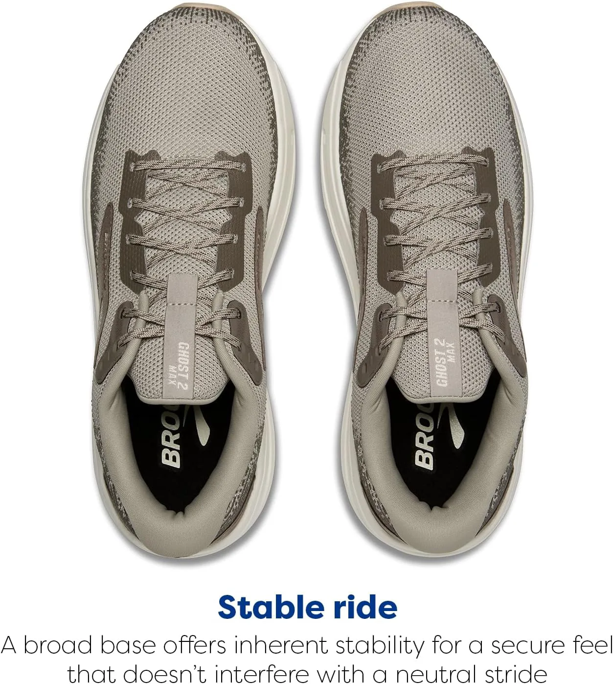 Мужские кроссовки Brooks Ghost Max 2 для бега и ходьбы — фото 4