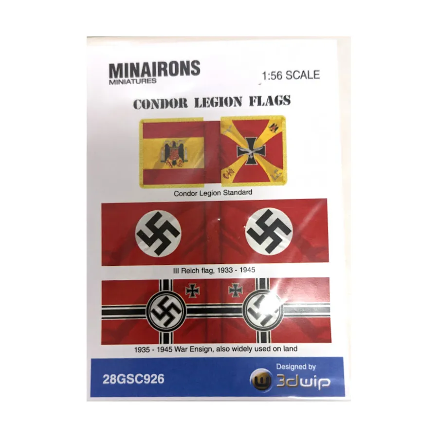 

Флаги Легиона Кондор, Spanish Civil War - Decals & Flags (1:56)