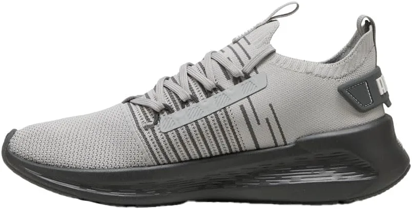 Мужские беговые кроссовки Puma Softride Symmetry Fuzion, серый/белый — фото 3