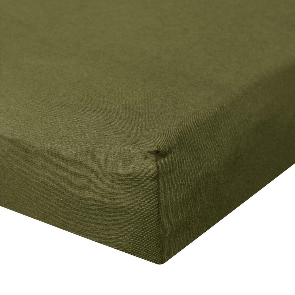 

Bettwaren-Shop Простыня трикотажная ультрастрейч 200x220 - 220x240 см мох