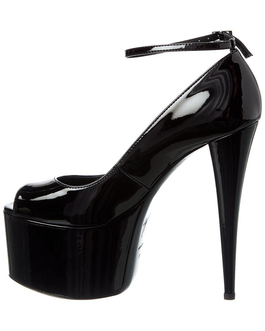 Giuseppe Zanotti Khalifa 90 Platform Sandal, черный — фото 2
