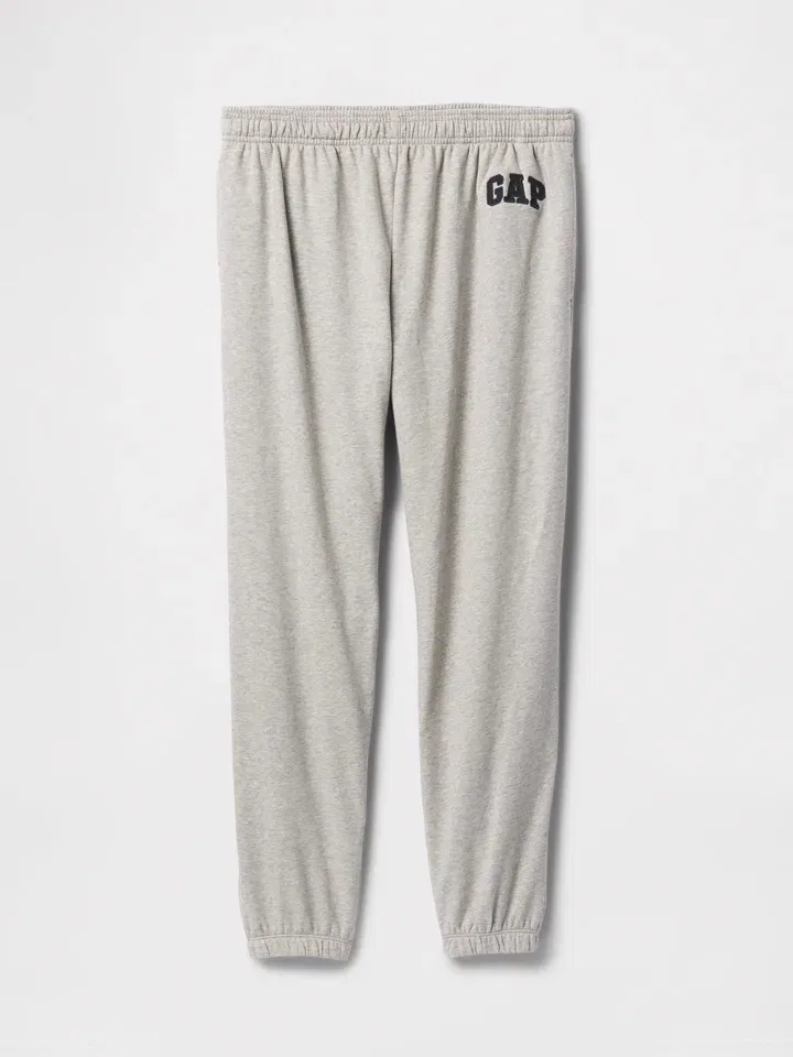 Спортивные штаны, меланжевые, GAP, светло-серый — фото 3