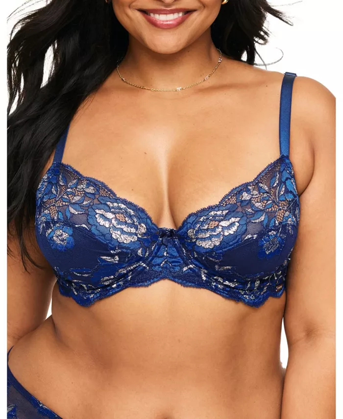 

Бюстгальтер без косточек Chelsi для полных женщин Adore Me, синий