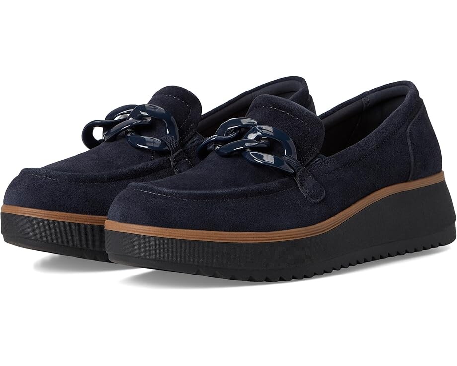 

Лоферы Clarks Zylah May, цвет Navy Suede