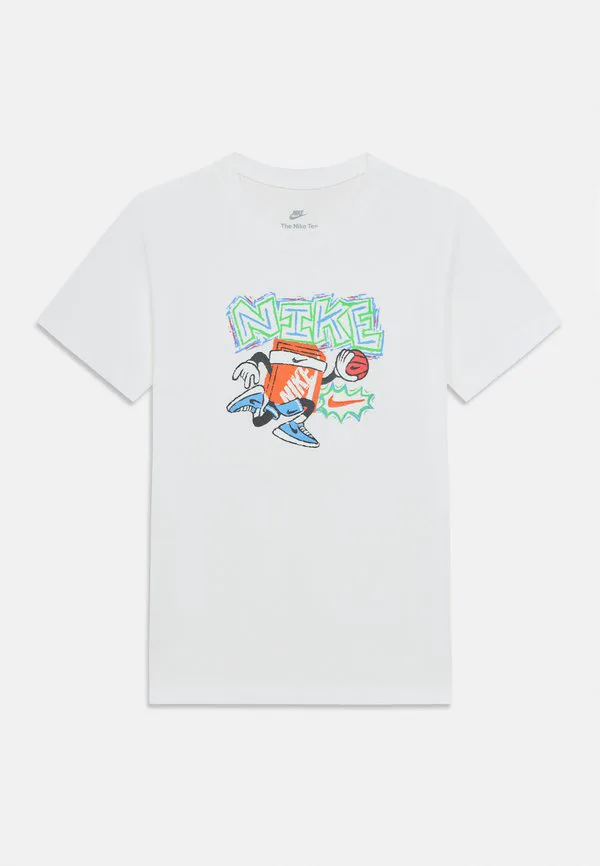 Футболка свободного кроя с принтом в стиле унисекс Nike Sportswear, White — фото 3