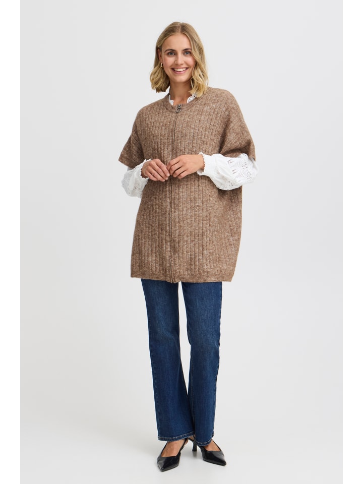 

Fransa Свободный кардиган FRSANNY в цвете Rain Drum Melange