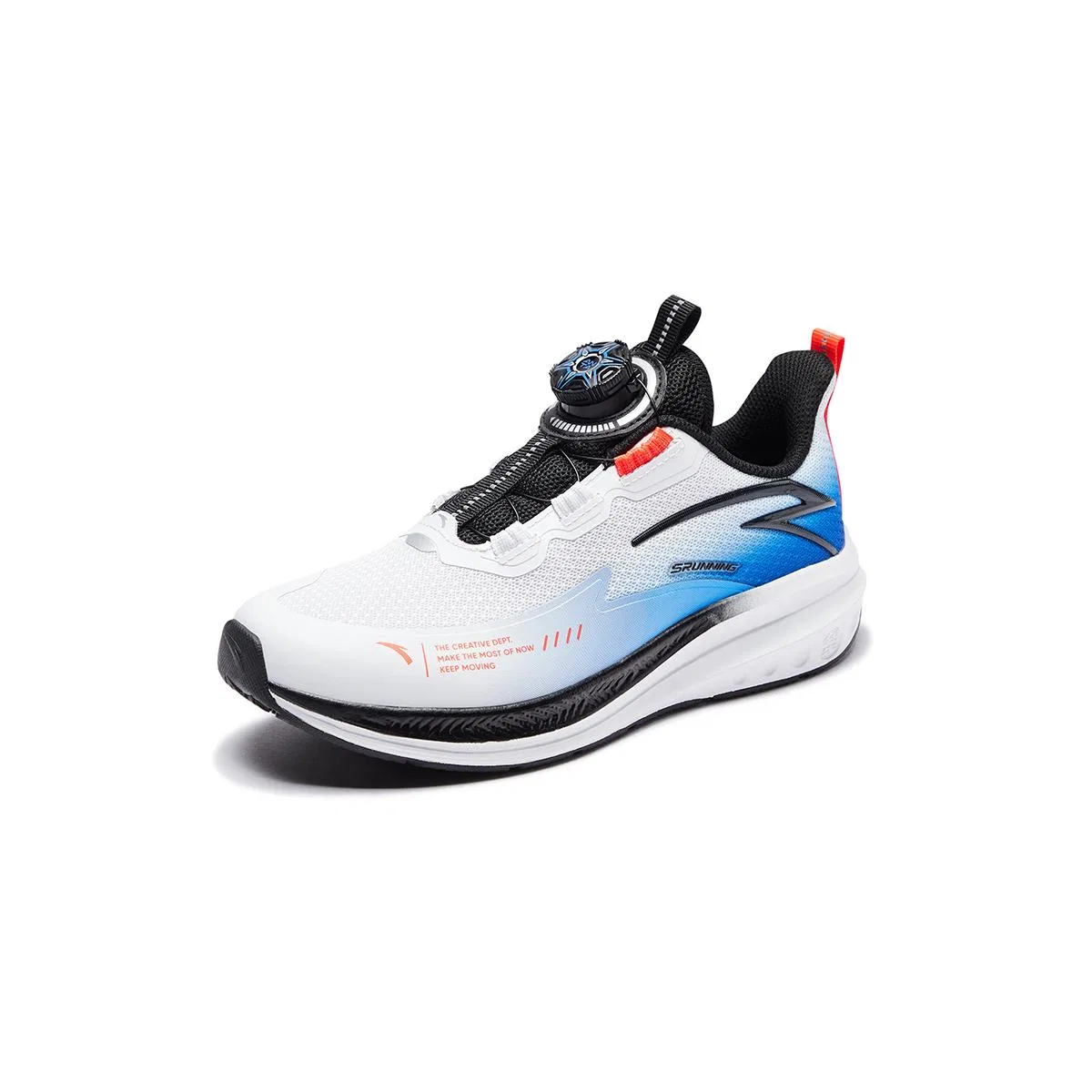 Детские кроссовки для бега Anta White/Haijian Blue дышащие и износостойкие Antakids — фото 2