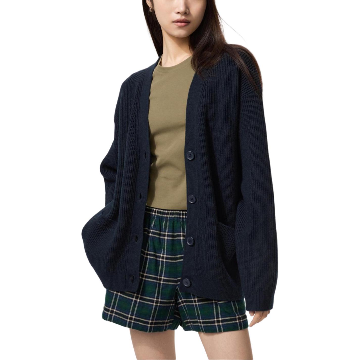 

UNIQLO Топ женский темно-синий