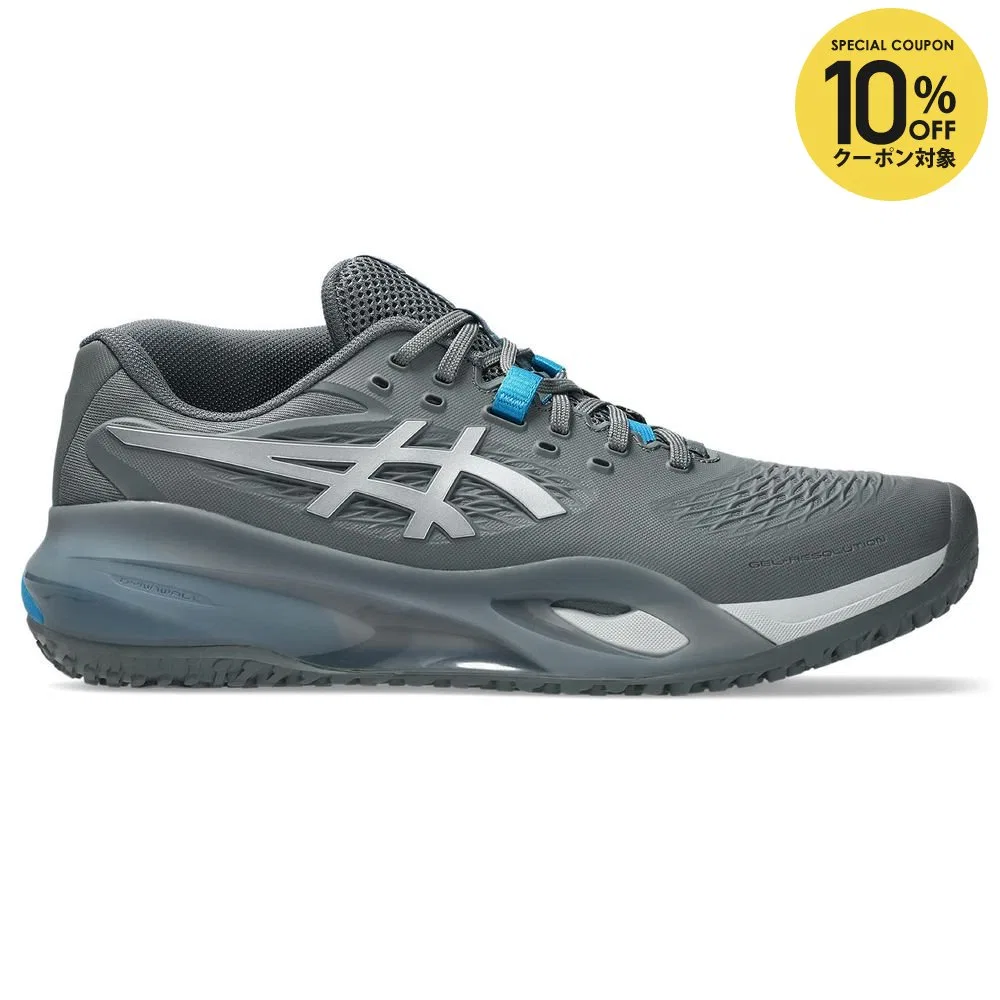 Мужские теннисные кроссовки «GEL-Resolution X OC Wide» от ASICS, Steelgrey-Puresilver(020) — фото 4