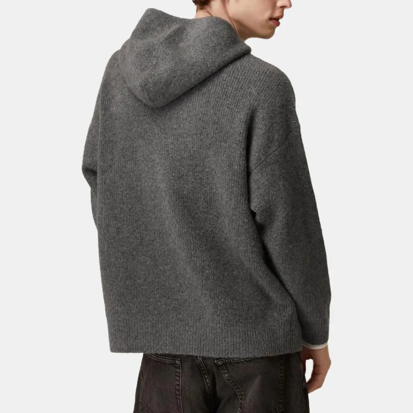 Толстовка с капюшоном Unisex GAP, черный серый — фото 4
