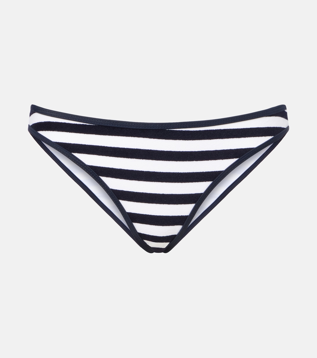 

Бикини-трусики Most Wanted в полоску из махровой ткани Jade Swim, Navy Stripe