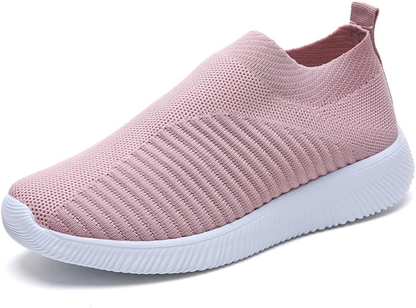 

Женские туфли с сеткой, кеды-носки, дышащие, повседневные, легкие кроссовки для тенниса, тренировок, удобная спортивная обувь с мягкой подошвой Canbebig, розовый