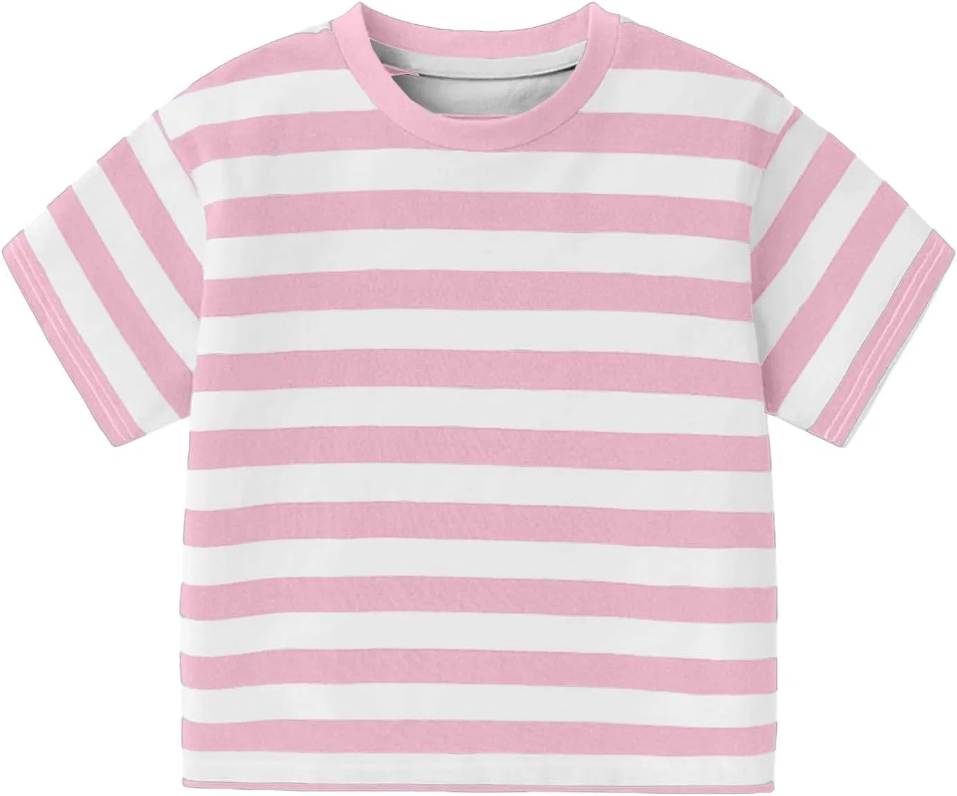 Футболка детская с полосками Moonker, C-pink