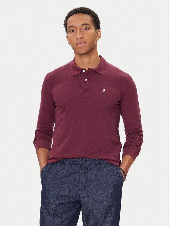 

Поло regular fit 3089J3204 United Colors Of Benetton, фиолетовый