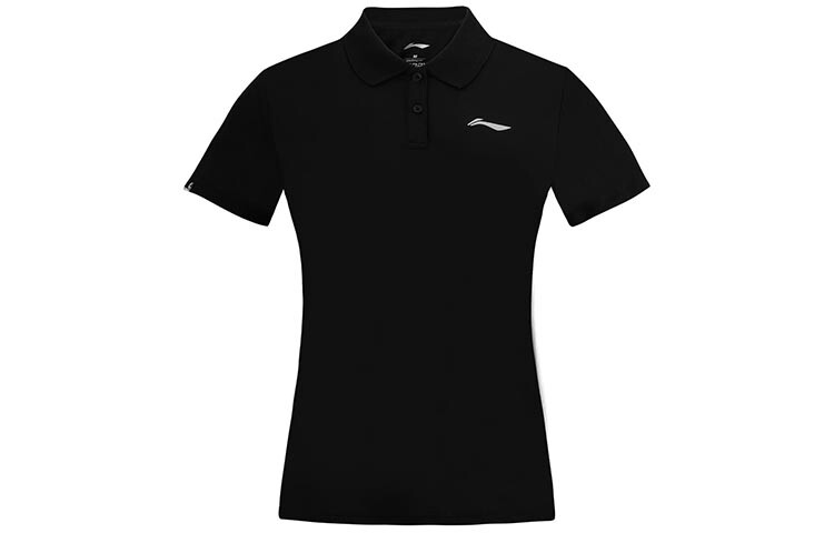 

Рубашка поло женская черная Lining