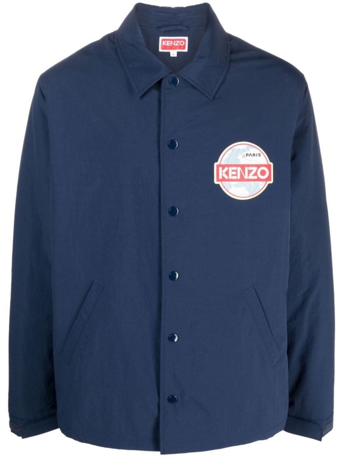 

Kenzo рубашка с логотипом, синий