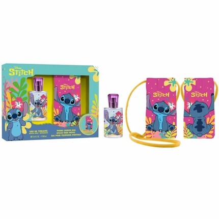 

Disney Stitch Cologne Phone Bag Set 2 Pcs Men'S Fragrance