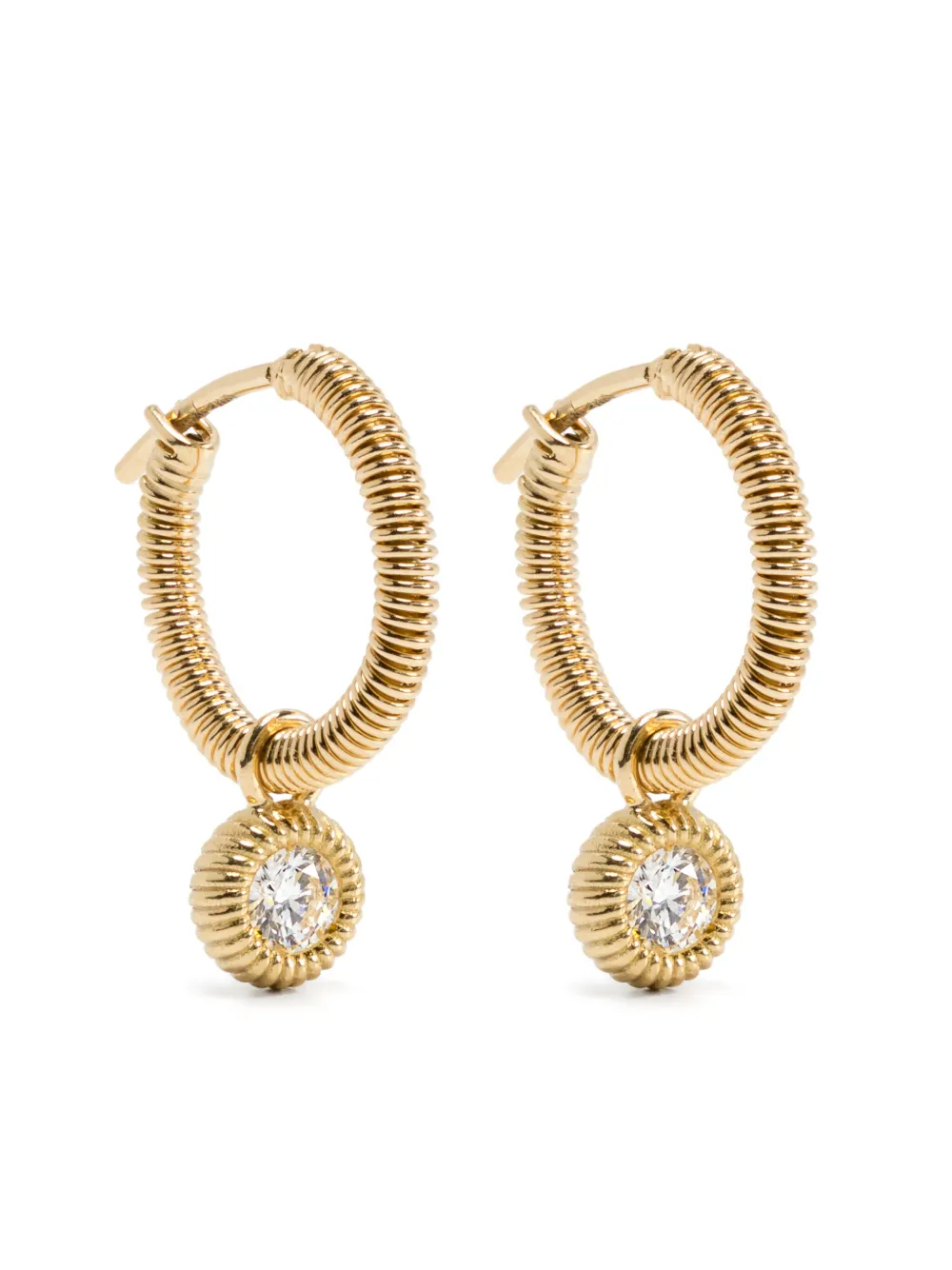 

Серьги Cabo S из желтого золота с бриллиантами LEANDRA, золотой
