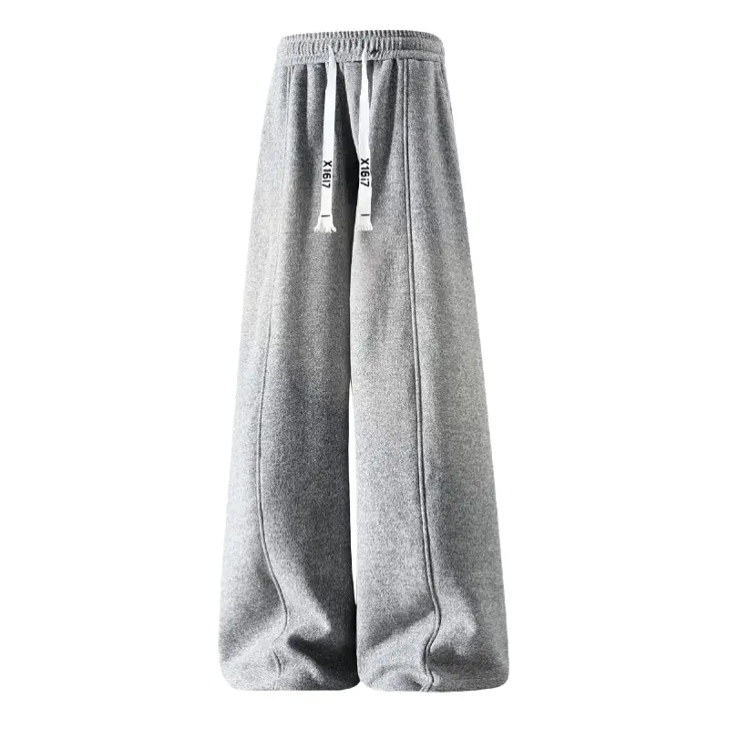 

Повседневные брюки Unisex утепленные с флисовой подкладкой X1617, серый fleece-lined