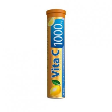 

ActivLab, Pharma Vita C 1000 мг, Добавка , со вкусом лимона, 20 шипучих таблеток