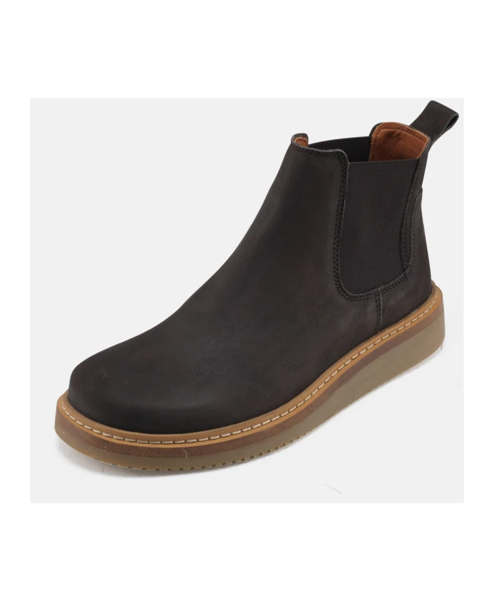 Сапоги из нубука "бизон" серого цвета Nature Footwear, коричневый — фото 4