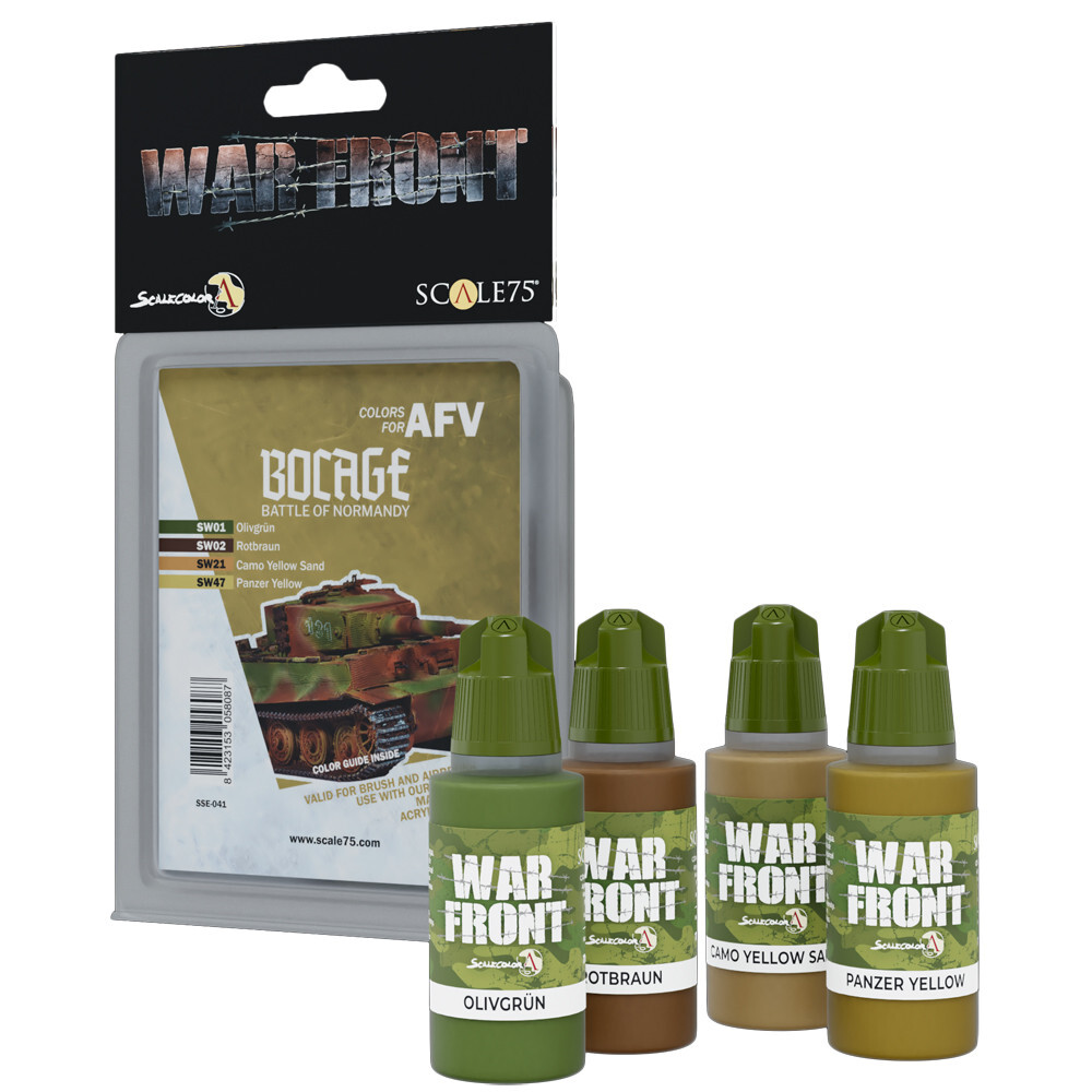 

Аксессуары Scale 75 USA War Front Paint Set: Colors for AFV - Bocage (Battle of Normandy)