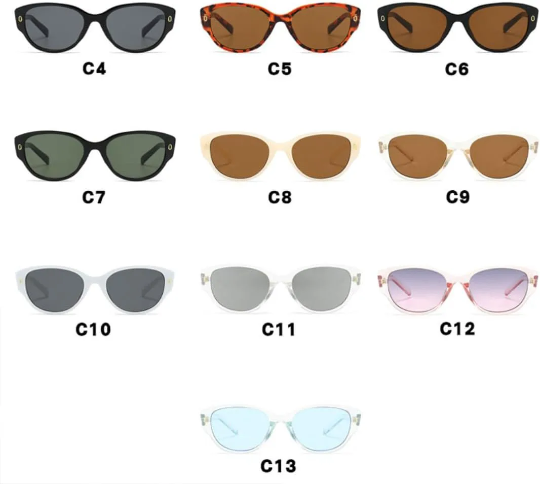 

Модные солнцезащитные очки «кошачий глаз» класса люкс для женщин и мужчин, для вождения, летние, для путешествий, защита от УФ-излучения UV400 VVTWSSW, Pink Gray Pink