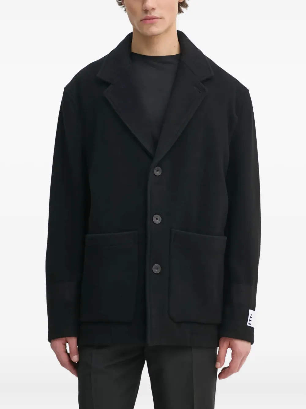 

Пальто с накладными карманами Études Studio, черный