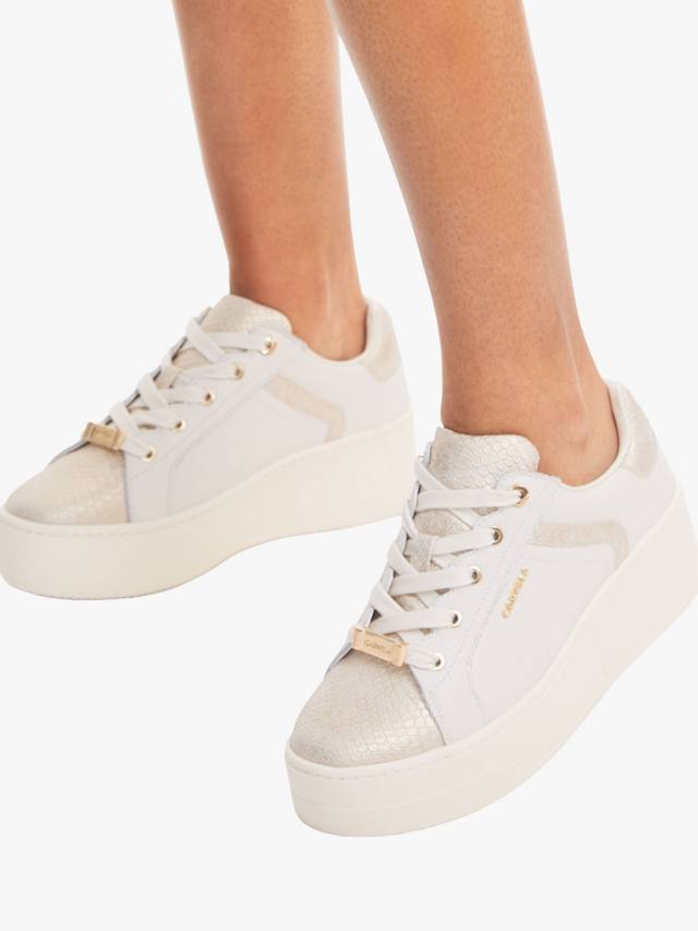 Толстые кроссовки из натуральной кожи perenne Carvela, цвет Natural/Multi — фото 2