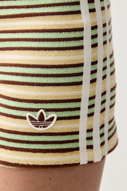 Шорты спортивные с вискозой Adidas Originals, бежевый — фото 4