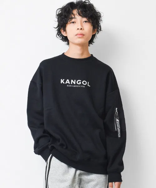 Толстовка KANGOL Special Edition с начесом и карманами на рукавах из флиса