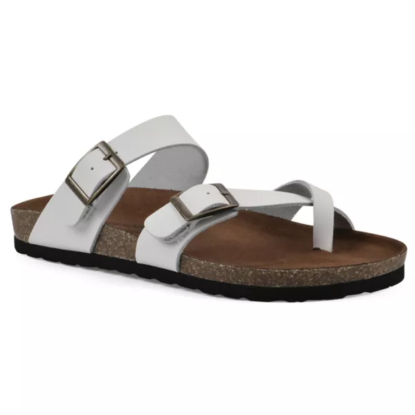 Женские сандалии Gracie с мягкой стелькой White Mountain, цвет white leather