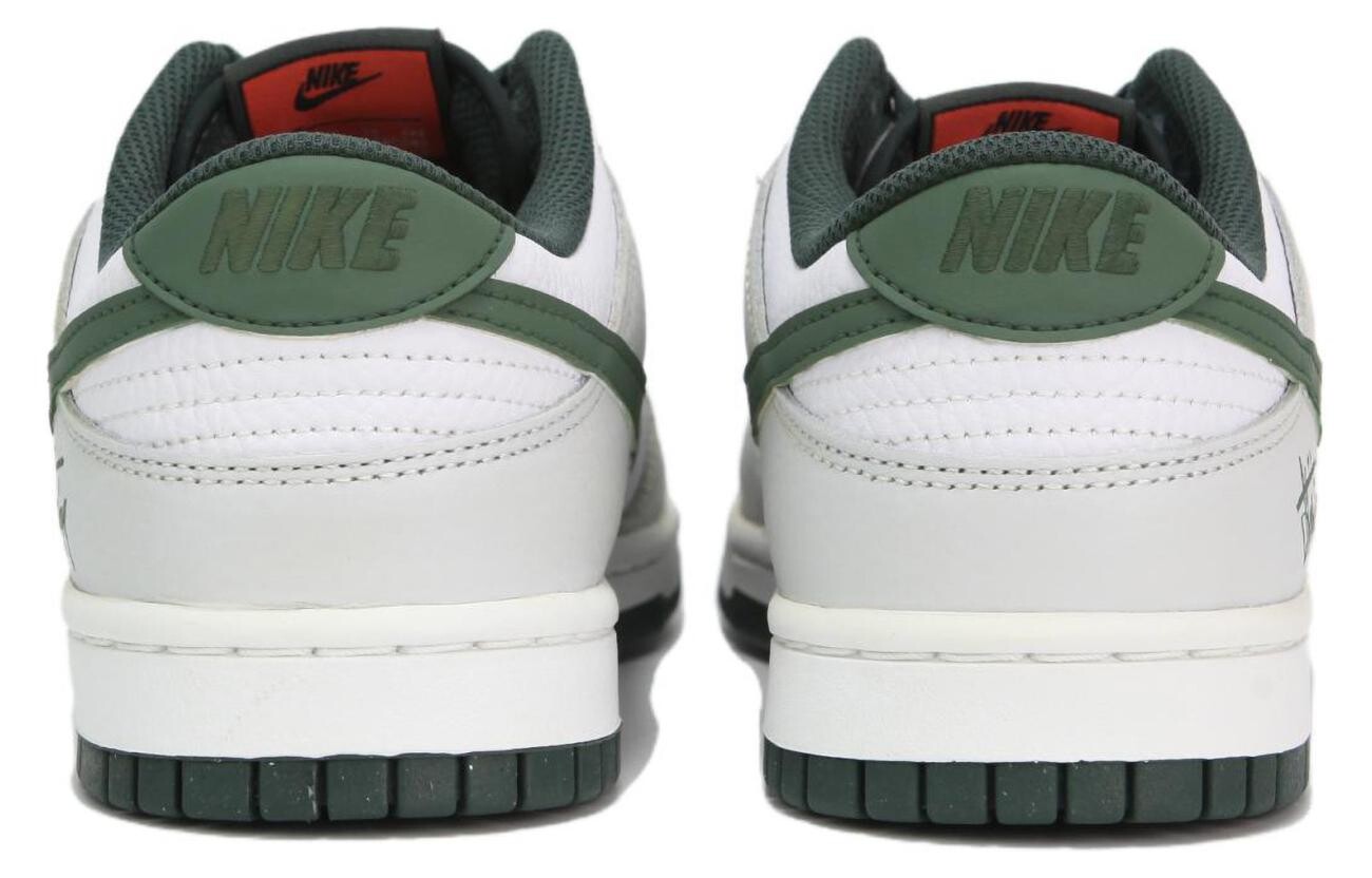 Кроссовки Nike Dunk Skateboard Shoes Men Low-Top White Green — фото 4