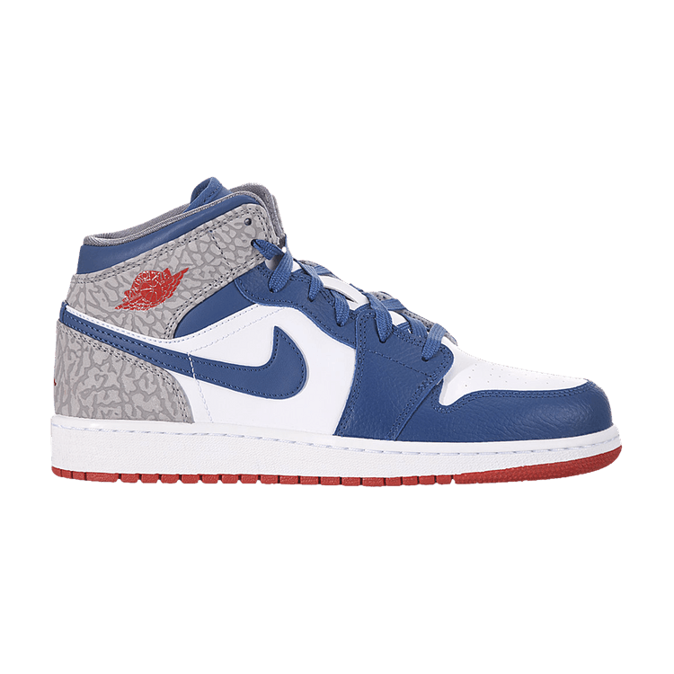 

Кроссовки Air Jordan Air Jordan 1 Mid GS 'True Blue', белый