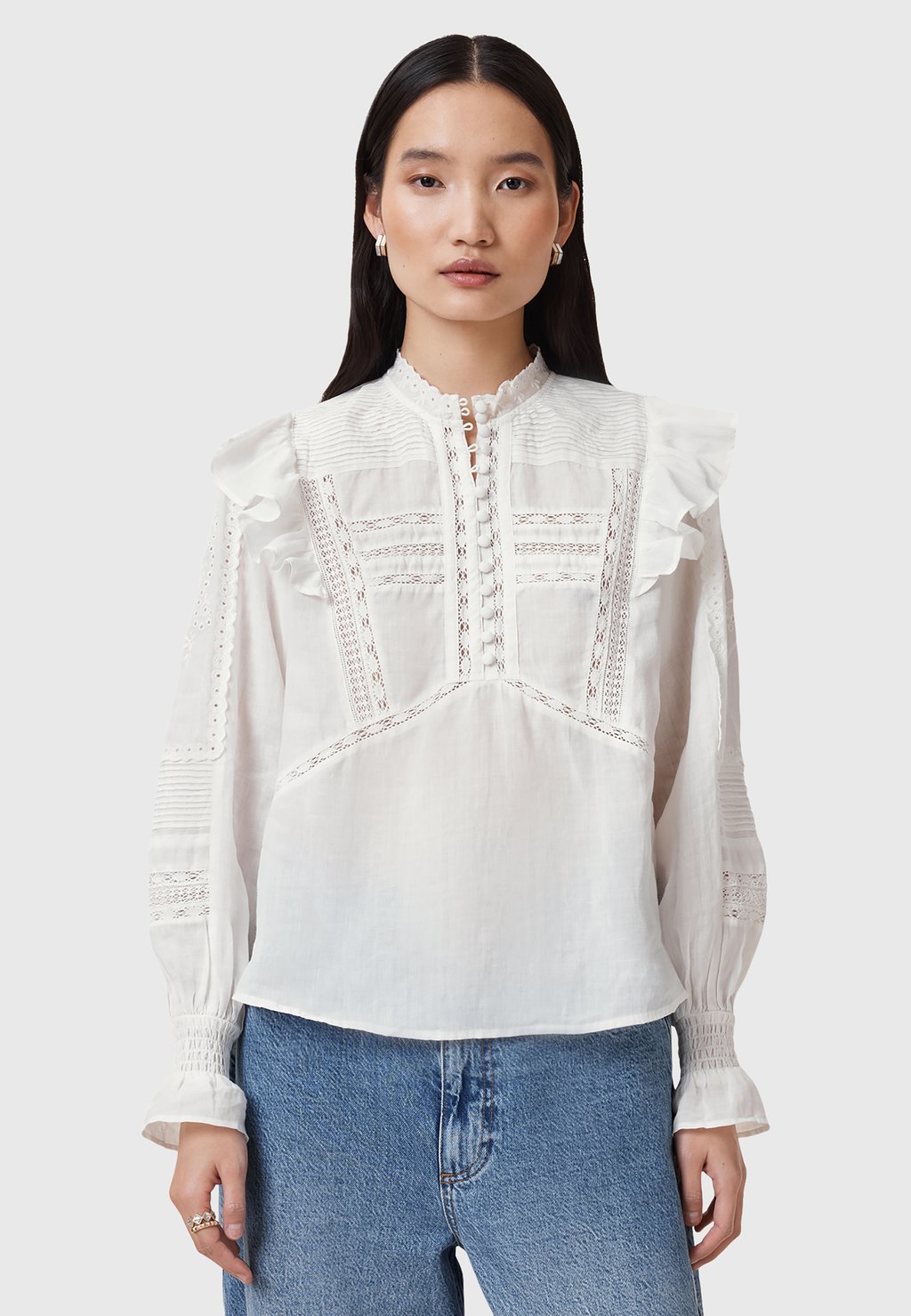 

Блуза AllSaints, белый