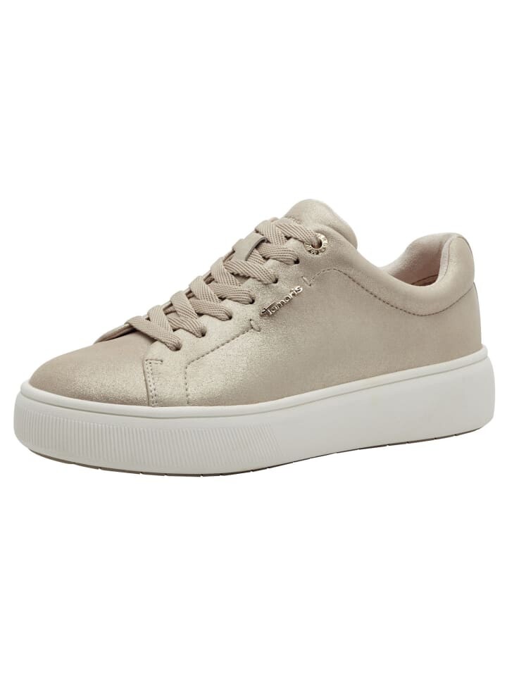 Кроссовки на шнуровке Tamaris Sneaker, цвет CHAMPAGNE