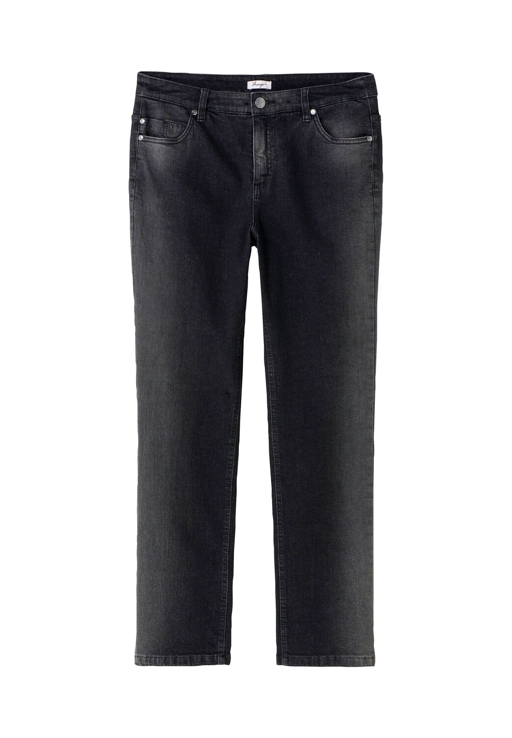 

Джинсы с индивидуальной стиркой, удлиненные sheego, цвет Black Denim