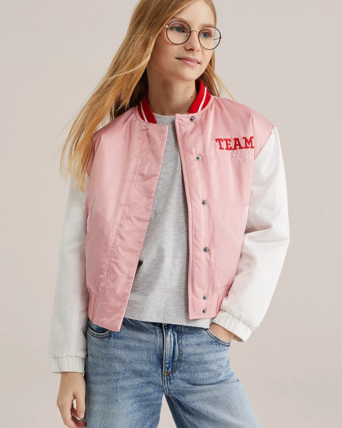 Куртка межсезонья We Fashion, Light Pink — фото 3
