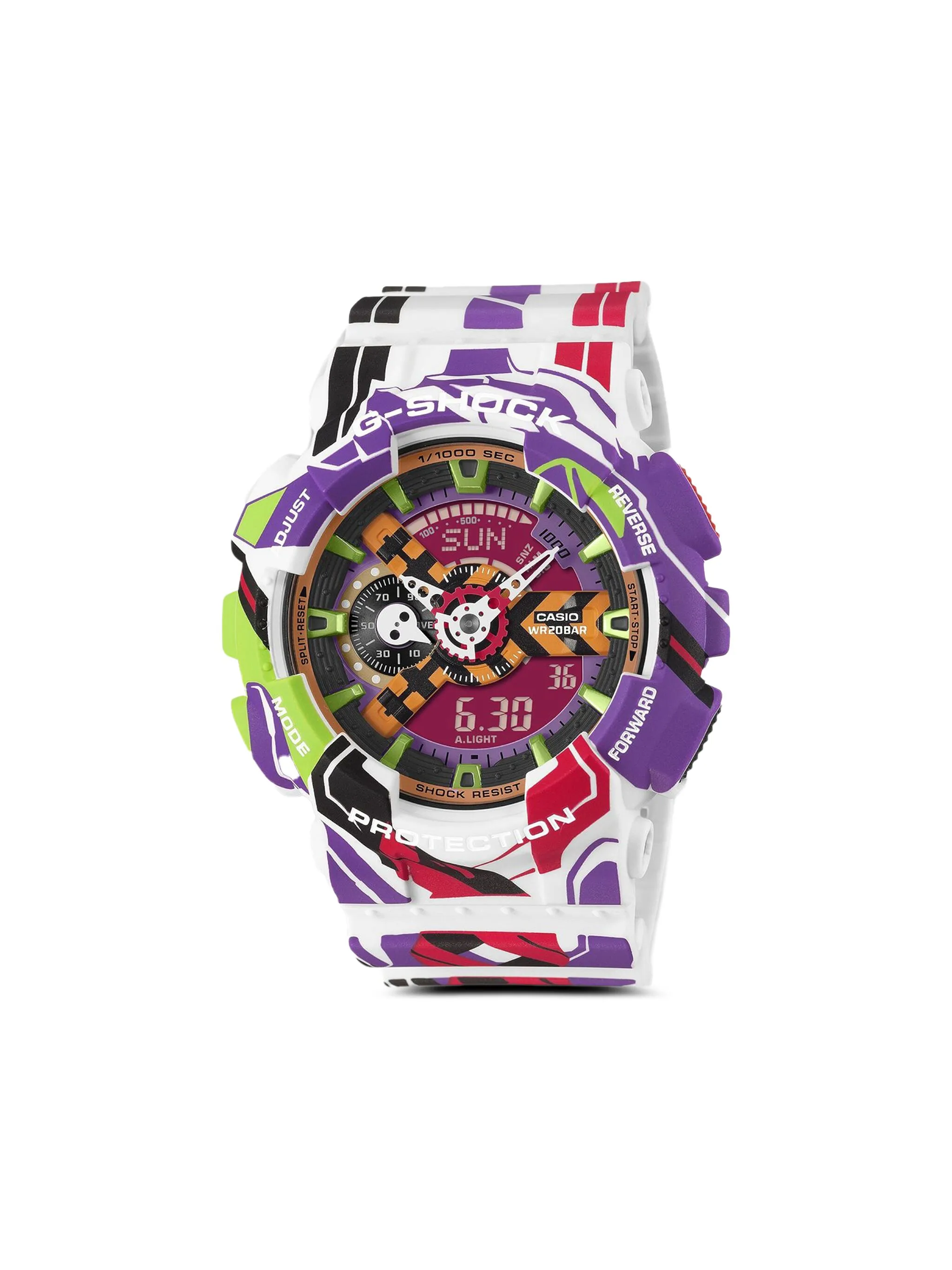 

Наручные часы G Shock 55 мм из коллаборации с Evangelion Casio, коричневый